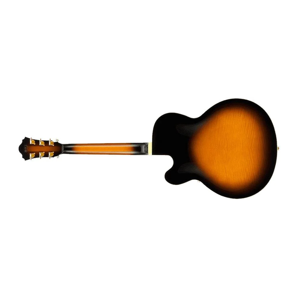 Ibanez AF200 Artist Hollow Body 6-String Electric Guitar - Brown Sunburs - Image 2