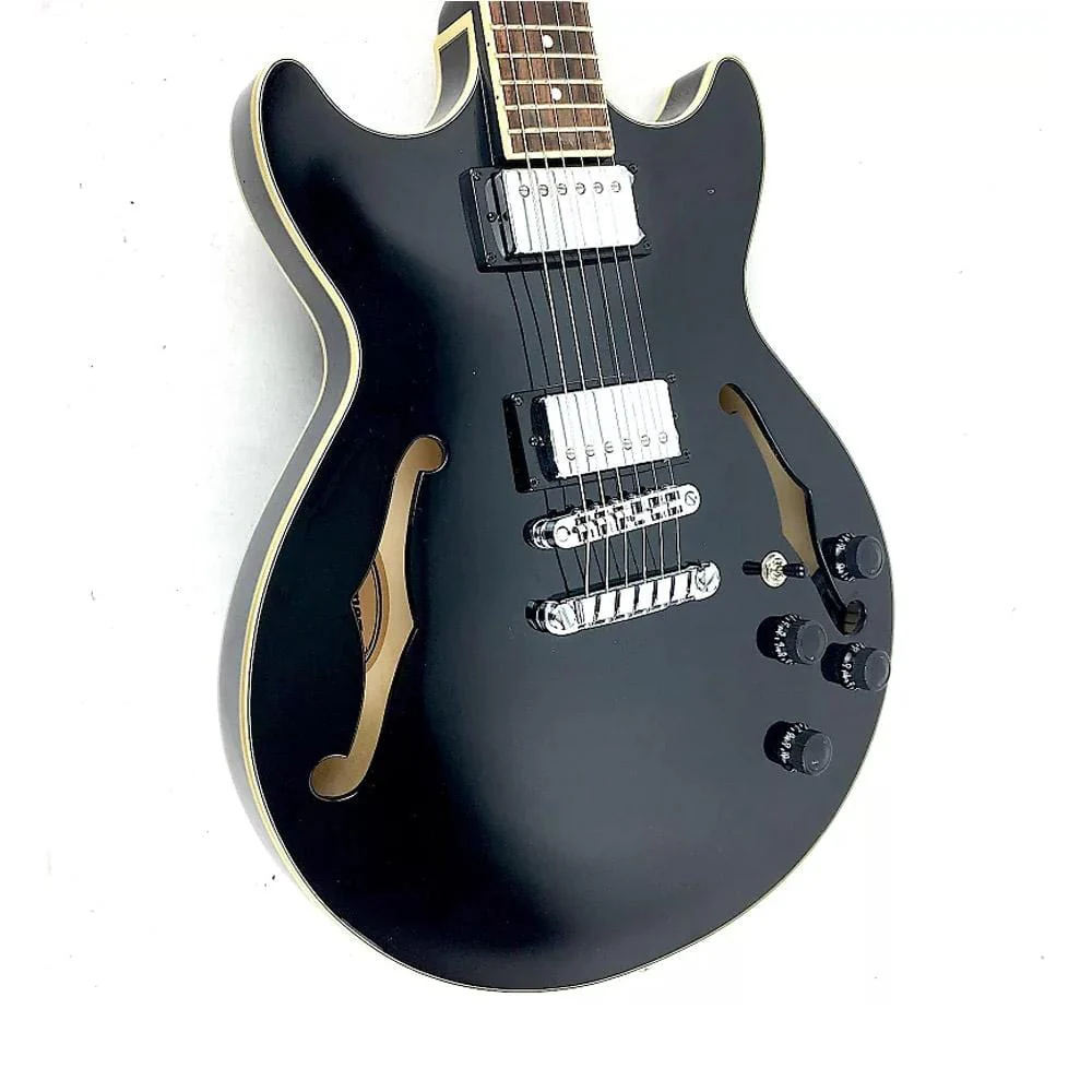 Ibanez AM Artcore Series AM73-BK Hollow Body Electric Guitar- Black - Image 2