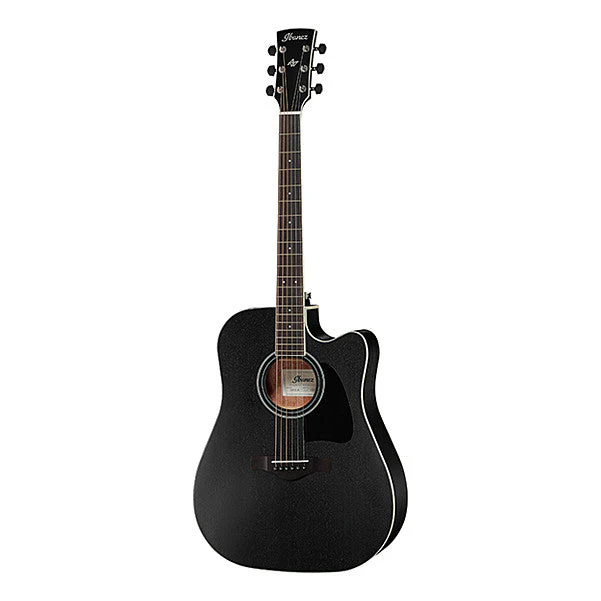 Ibanez AW84CE Artwood Dreadnought Cutaway Electro Acoustic Guitar - Weathered Black