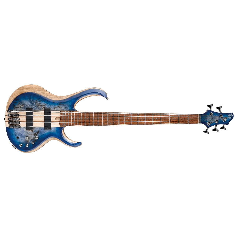 Ibanez BTB Standard BTB845 5-String Bass Guitar - Cerulean Blue Burst Low Gloss - Image 2