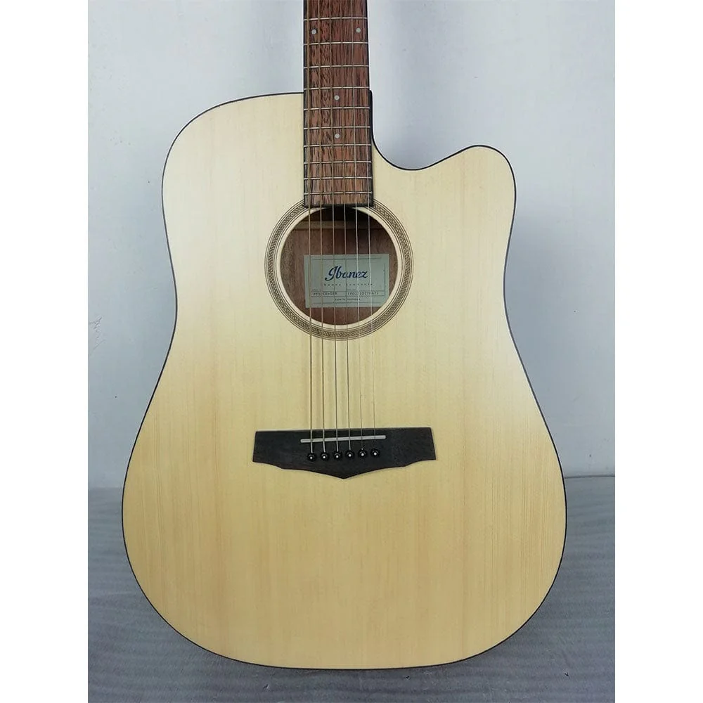 Ibanez PF10CE PF Performance Series Electro Acoustic Guitar - Open Pore Natural - Open Box B Stock - Image 4