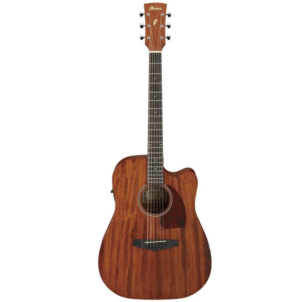 Ibanez PF12MHCE PF Performance Series Dreadnought Cutaway Electro Acoustic Guitar - Open Pore Natural