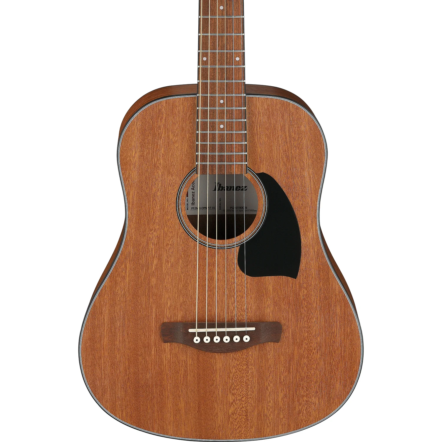 Ibanez PF2MH-OPN 3/4 Mini Dreadnought Acoustic Guitar - Open Pore Natural - Image 5