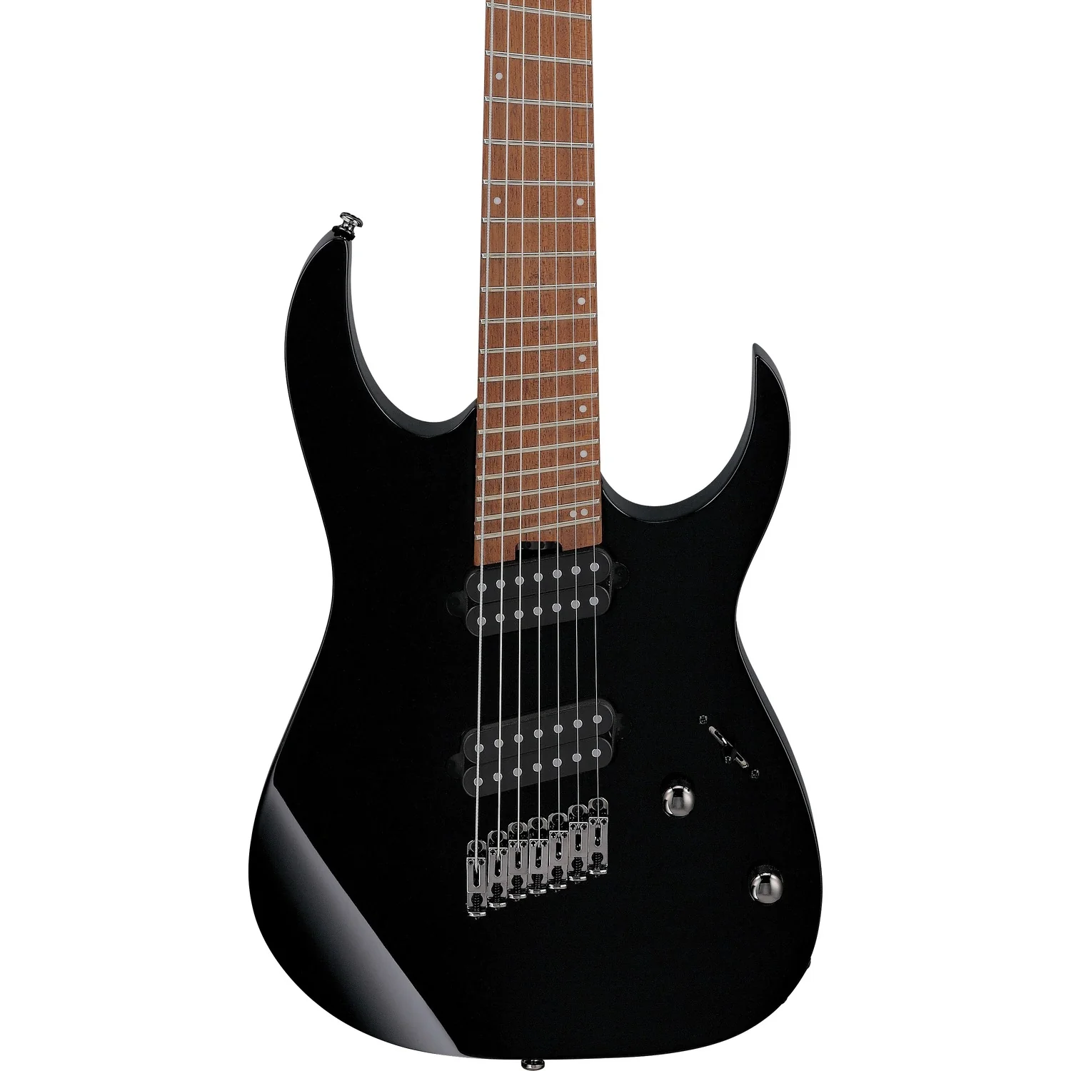 Ibanez RGMS7 RG Standard Multi Scale 7 String Electric Guitar - Black - Image 2