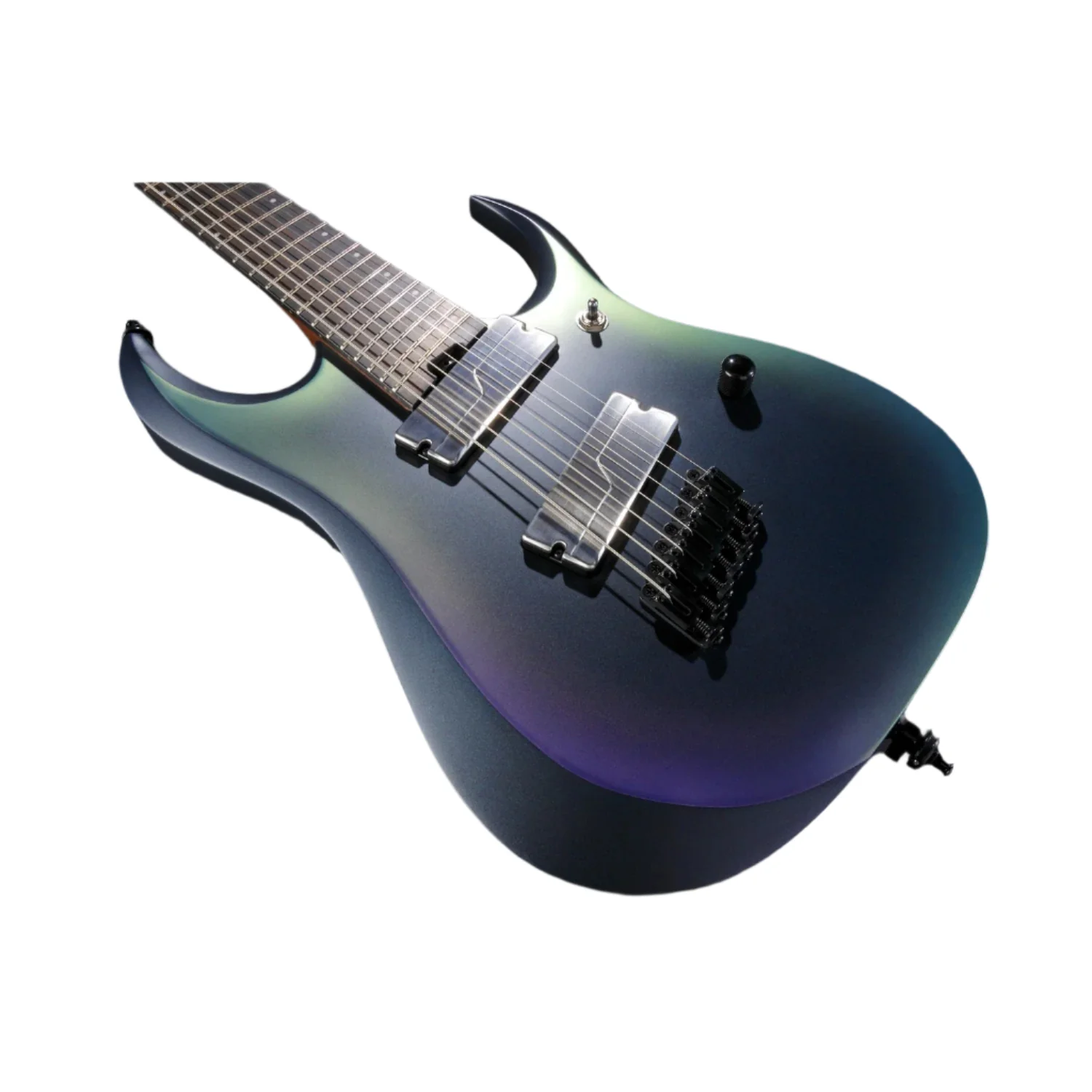 Ibanez RGD71ALMS Axiom Label Series Multi-Scale 7-String Electric Guitar - Black Aurora Burst Matte - Image 2