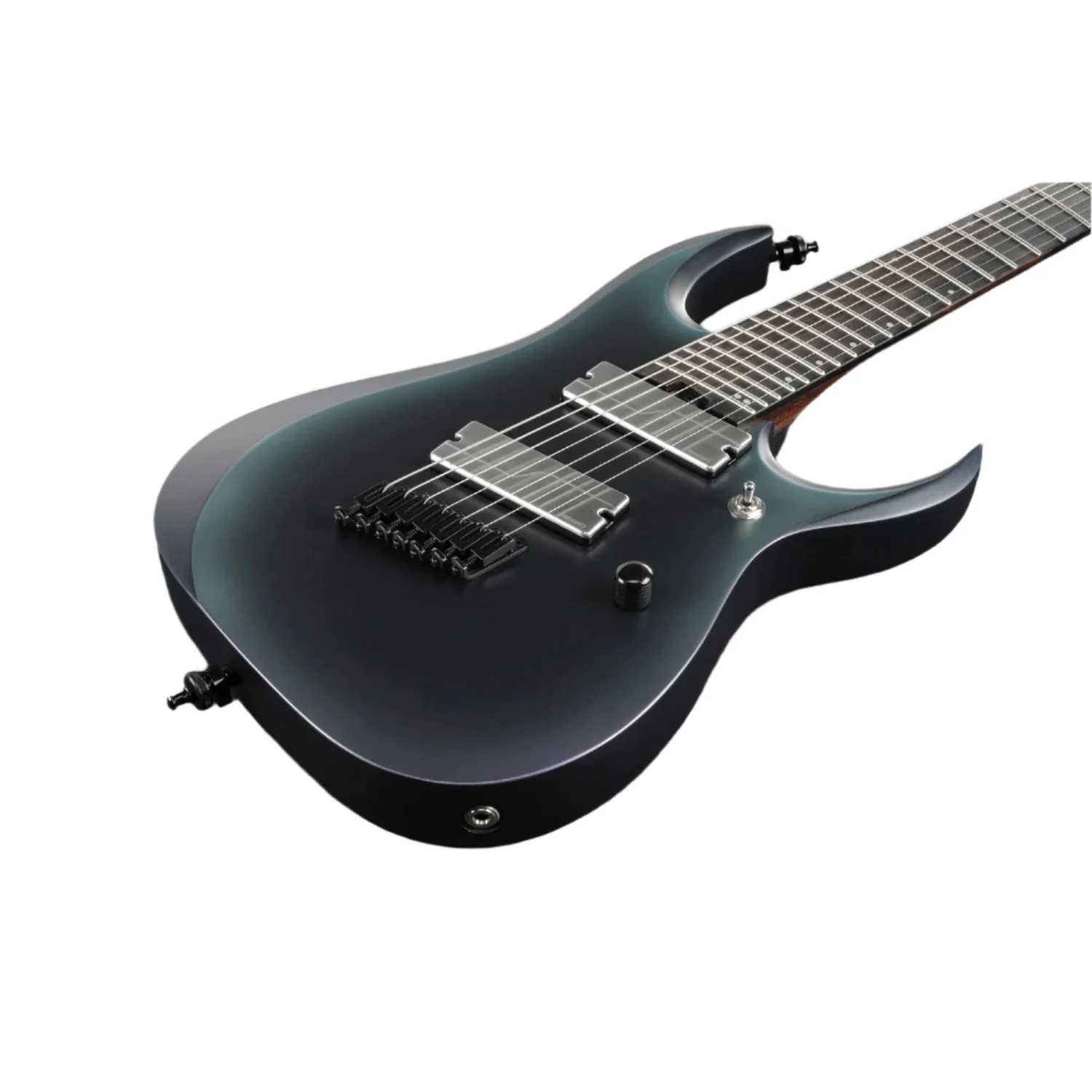 Ibanez RGD71ALMS Axiom Label Series Multi-Scale 7-String Electric Guitar - Black Aurora Burst Matte - Image 3