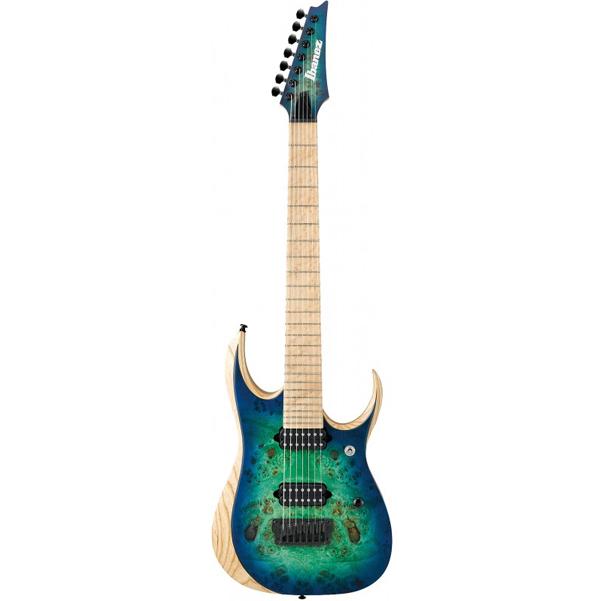 Ibanez RGDIX7MPB Iron Label 7-String Electric Guitar - Surreal Blue Burst