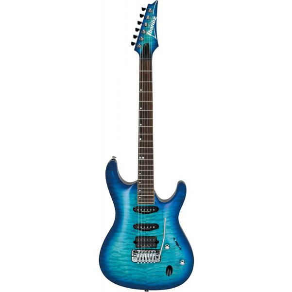 Ibanez SA960QM Premium Electric Guitar - Danube Blue Burst