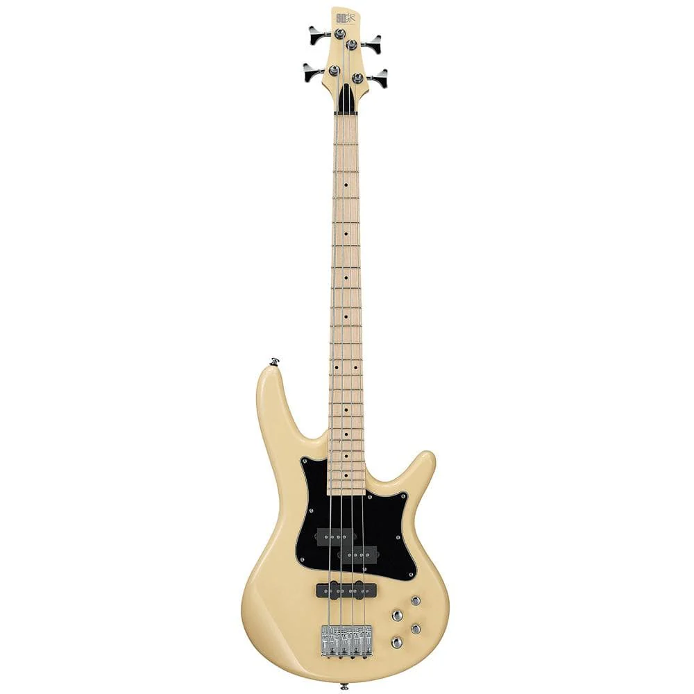 Ibanez SR Mezzo SRMD200K 4-String Electric Bass Guitar - Vintage White