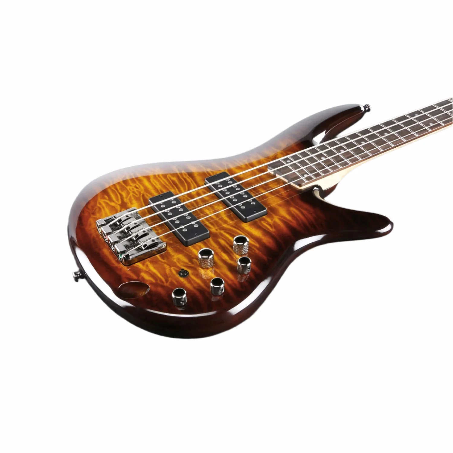 Ibanez SR400EQM 4-String Electric Bass Guitar - Jatoba Fretboard - Dragon Eye Burst - Image 2