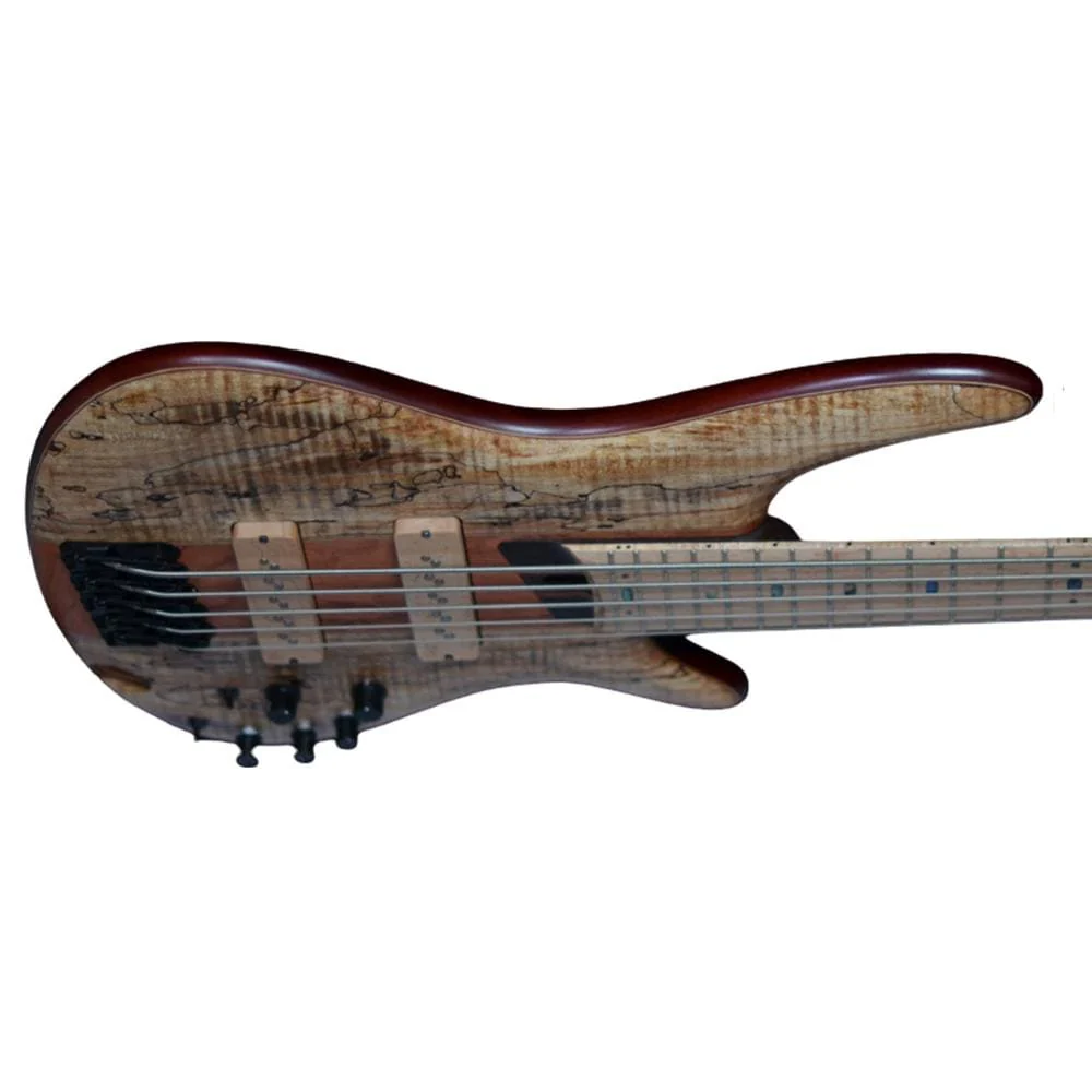 Ibanez SR5 SMLTD 5 String Limited Edition Bass Guitar - Natural Flat - Image 5