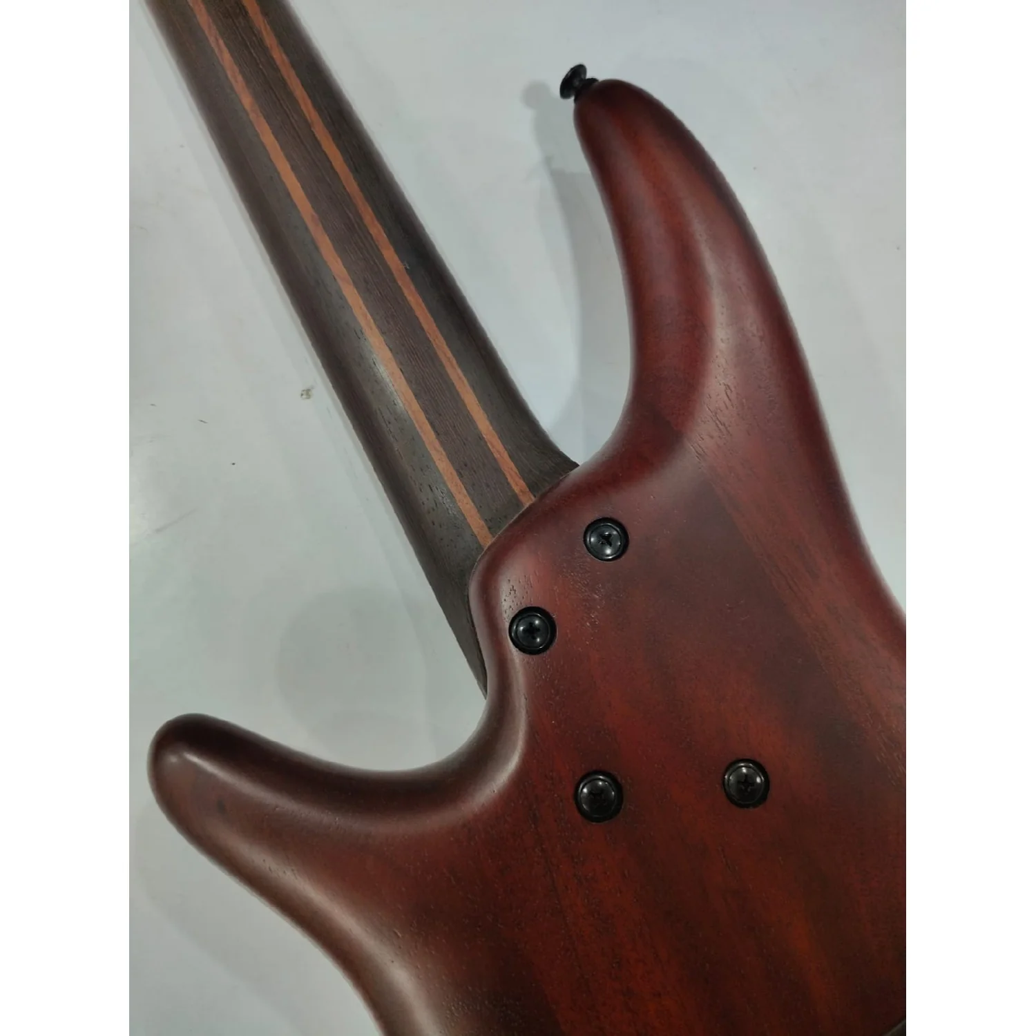 Ibanez SR5 SMLTD 5 String Limited Edition Bass Guitar - Natural Flat - Open Box - Image 11
