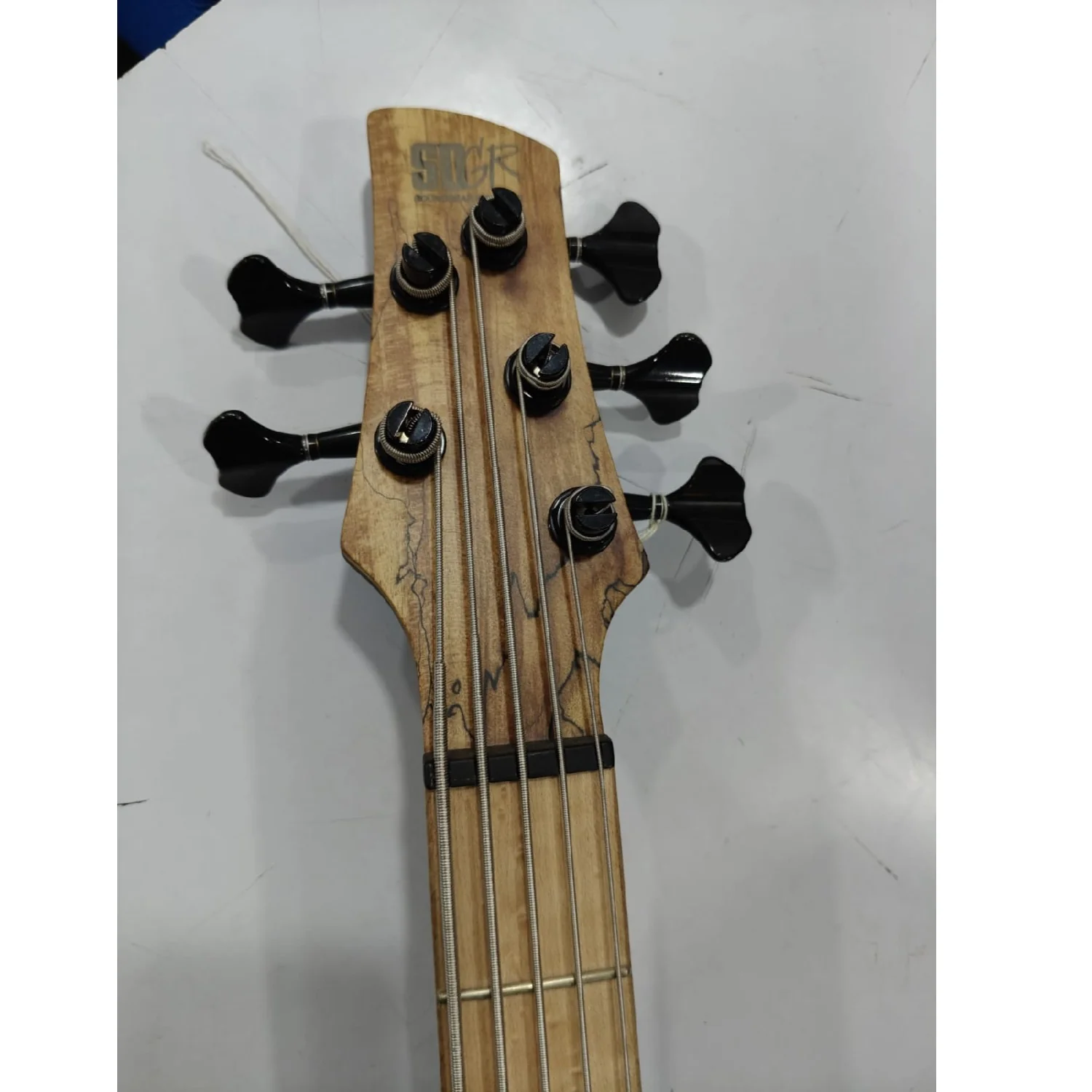 Ibanez SR5 SMLTD 5 String Limited Edition Bass Guitar - Natural Flat - Open Box - Image 8