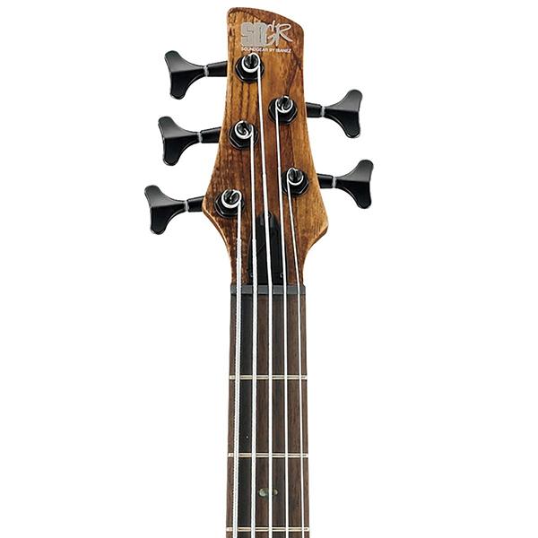 Ibanez SR655 5 String Bass Guitar - Antique Brown Stained - Image 3