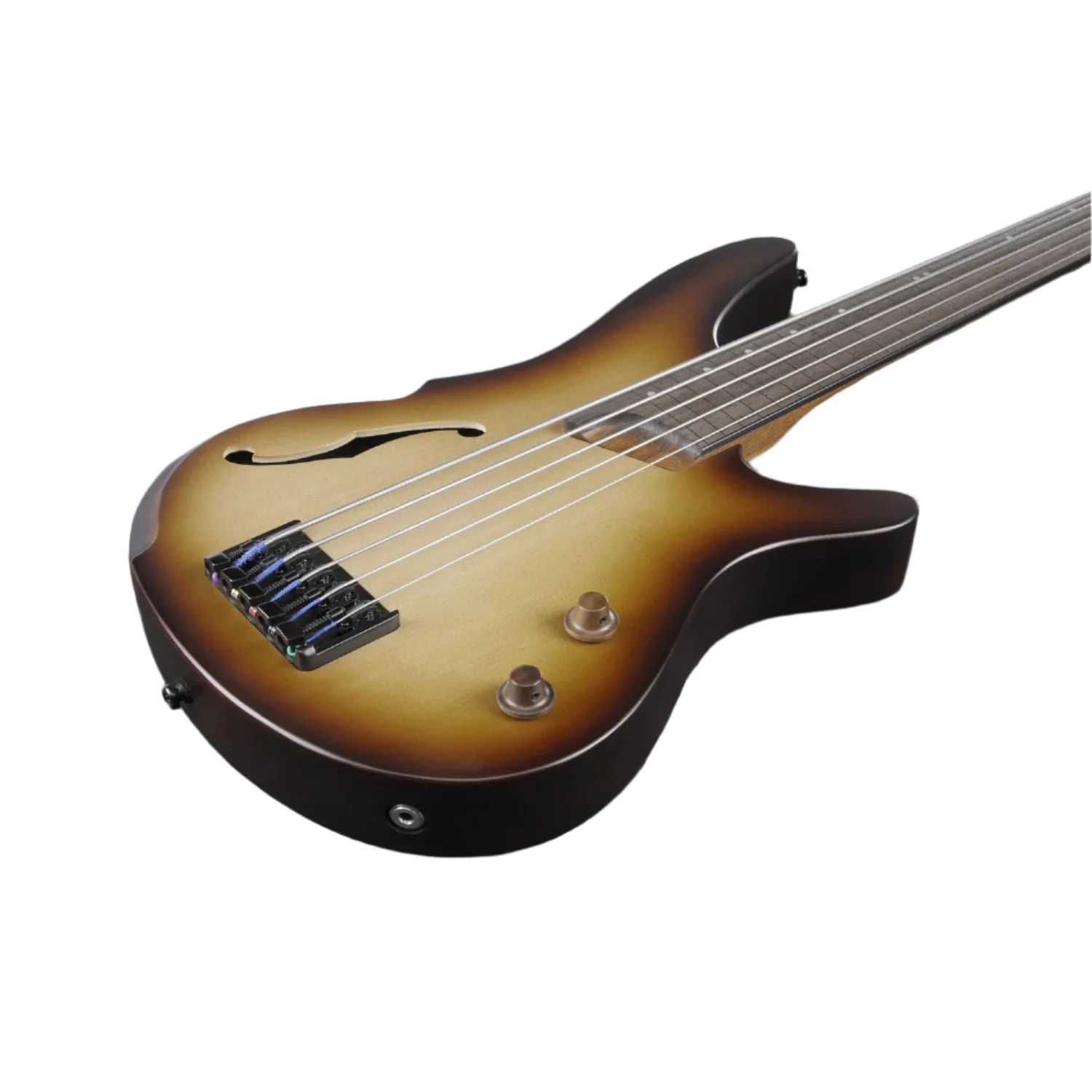 Ibanez SRH505F-NNF 5 String Bass Guitar - Natural Browned Burst Flat - Image 2