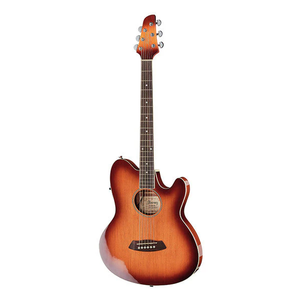 Ibanez TCY10E Cutaway Electro Acoustic Guitar - Antique Violin Sunburst