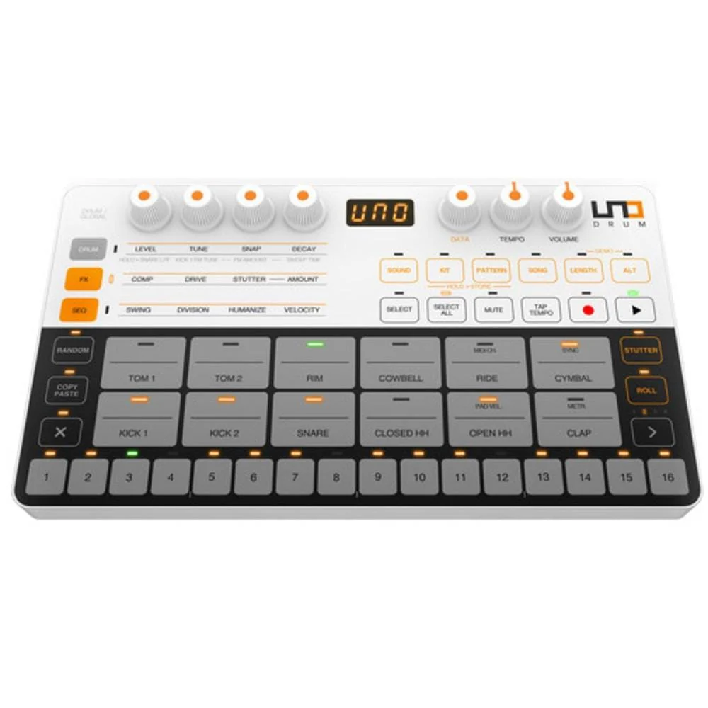 IK Multimedia UNO Drum Portable Analog/PCM Drum Machine Synthesizers - Image 2