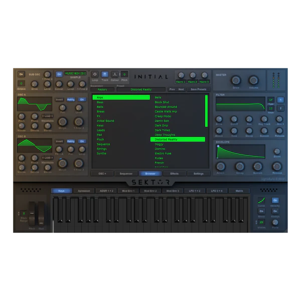 Initial Audio Sektor: Saturation Plugin