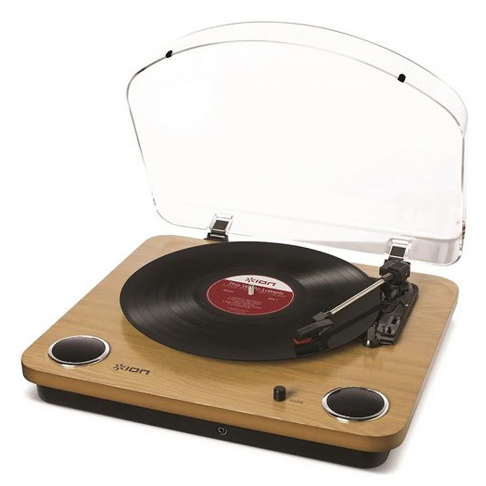 Ion Audio Max LP All In One Turntable - Natural Wood