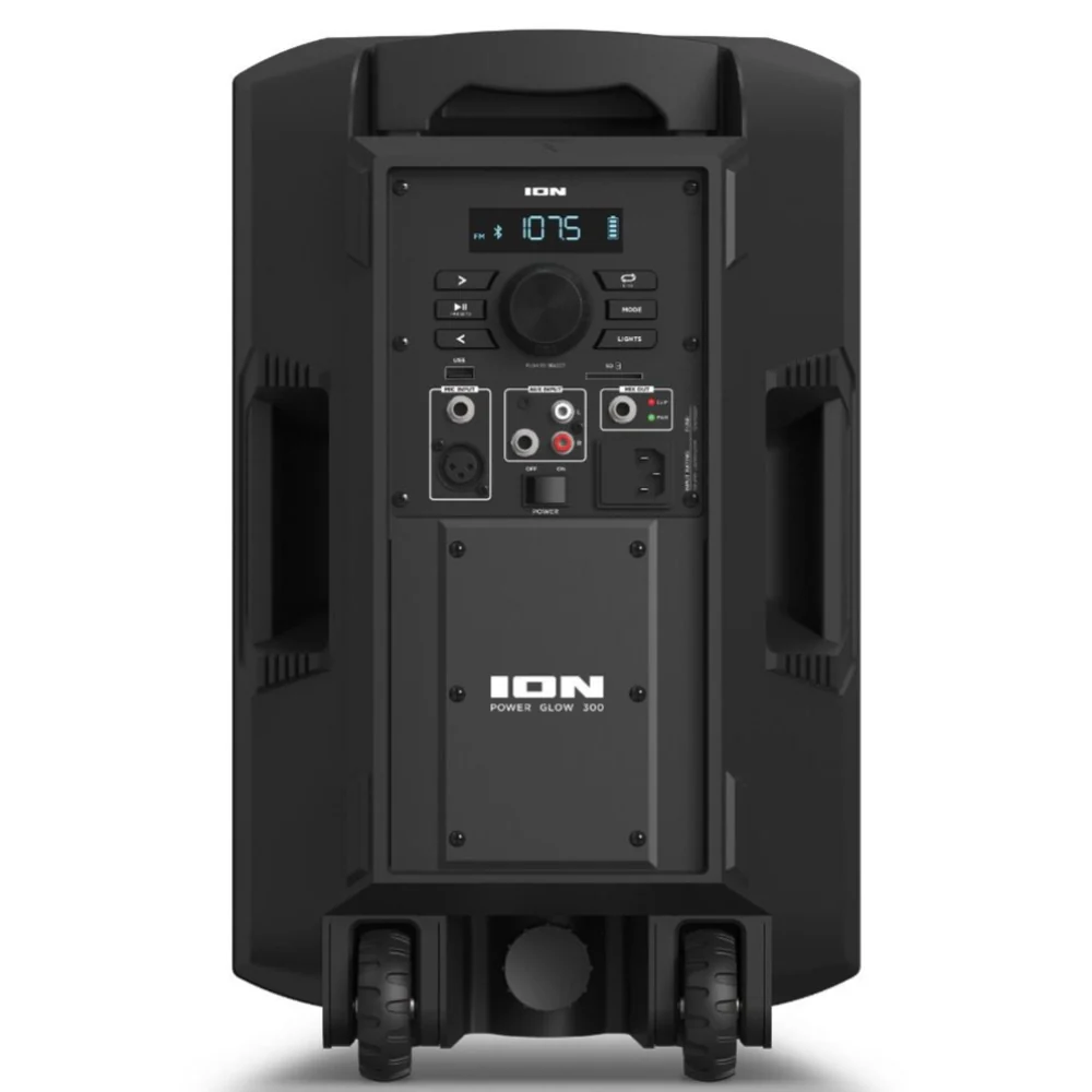 ION Audio Power Glow 300 Battery Powered Bluetooth Speaker System with Light - Image 9