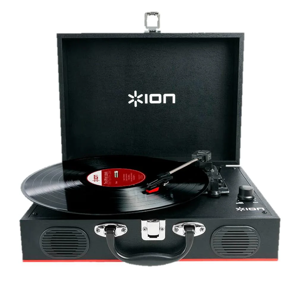 Ion Audio Transport LP 3-Speed Portable Suitcase Style Turntable