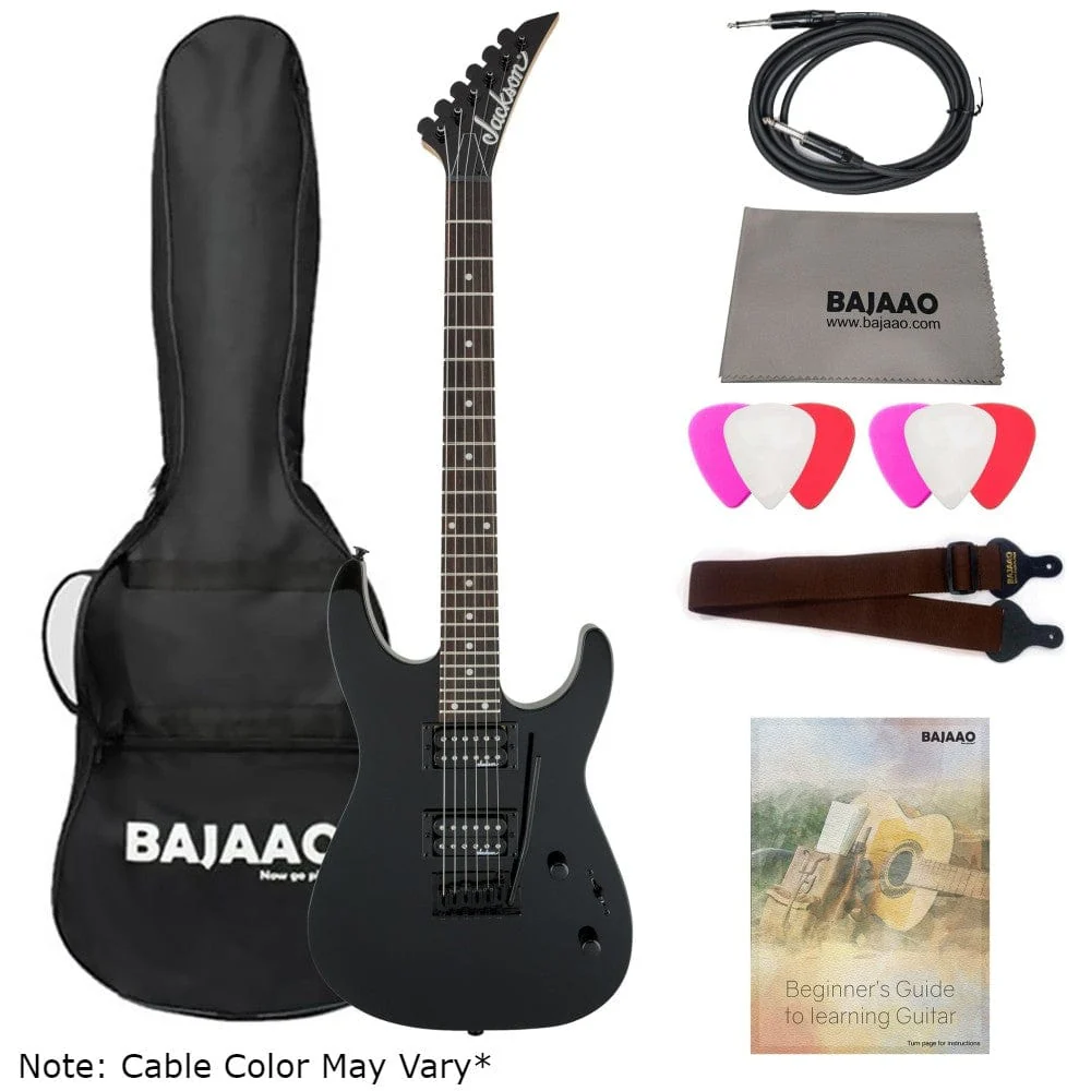 Jackson JS12 Dinky Electric Guitar Bundle with Gigbag, Cable, Picks, Strap, Cloth & Ebook - Image 3