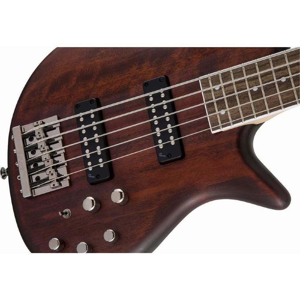 Jackson JS3V Spectra 5-String Bass Guitar - Walnut Stain - Image 5