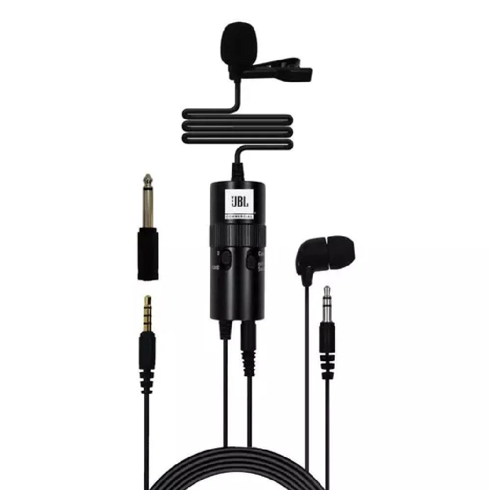 JBL CSLM30B Battery Powered Lavalier Microphone