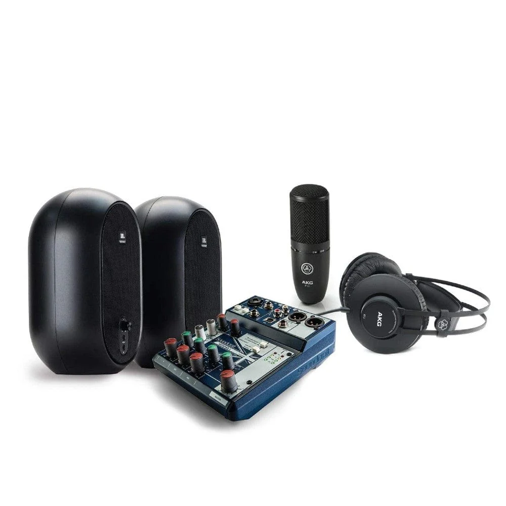 JBL Professional Recording Bundle for Content Creation Podcasting Vlogging Instrument Voice Recording