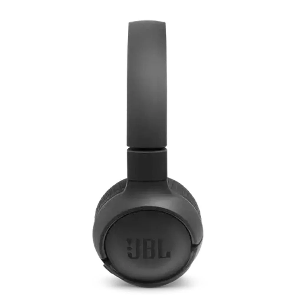 JBL Tune 500BT Powerful Bass Wireless On-Ear Headphones - Black - Image 3