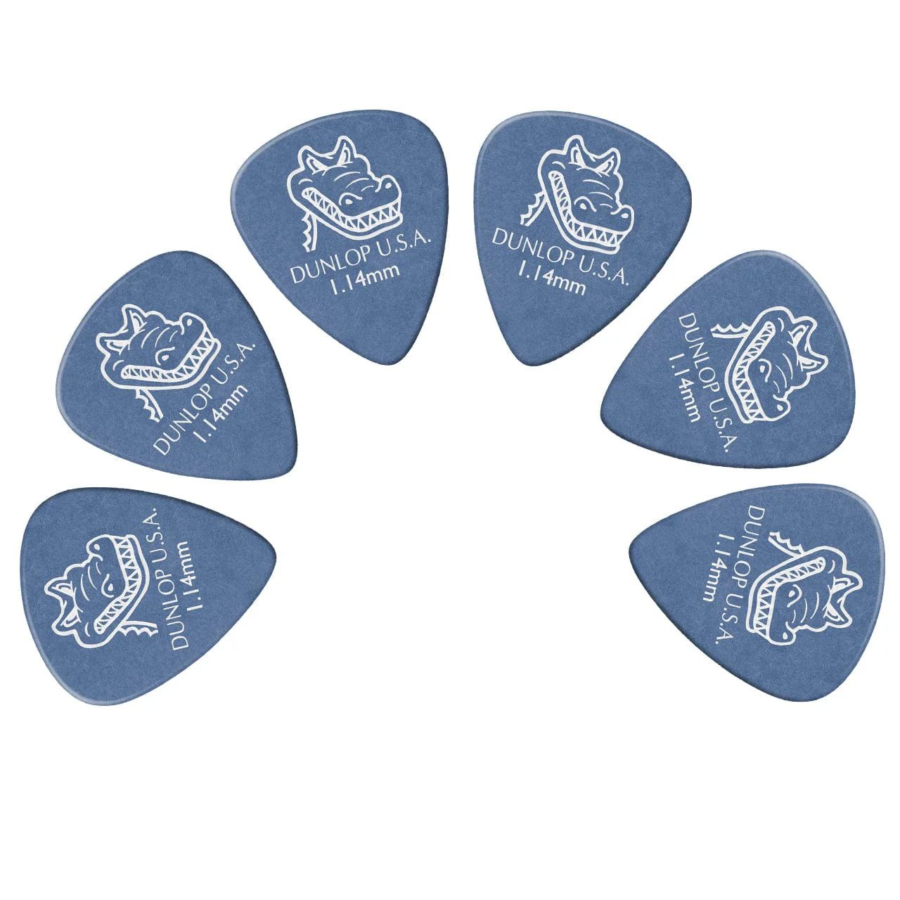 Dunlop 417R Gator Grip Standard Guitar Picks - Set of 6 - Image 3