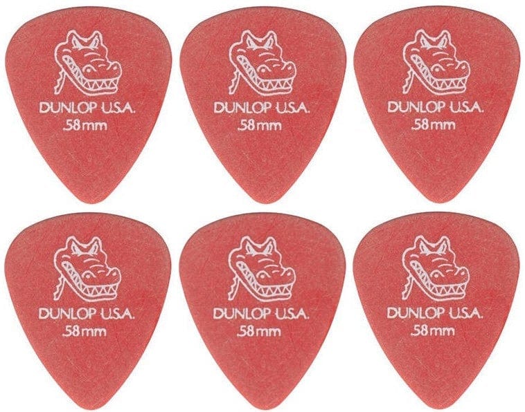 Dunlop 417R Gator Grip Standard Guitar Picks - Set of 6 - Image 5