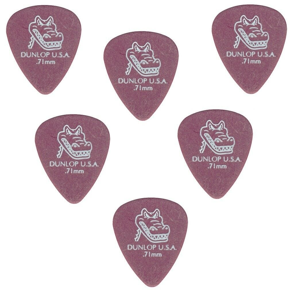 Dunlop 417R Gator Grip Standard Guitar Picks - Set of 6 - Image 7