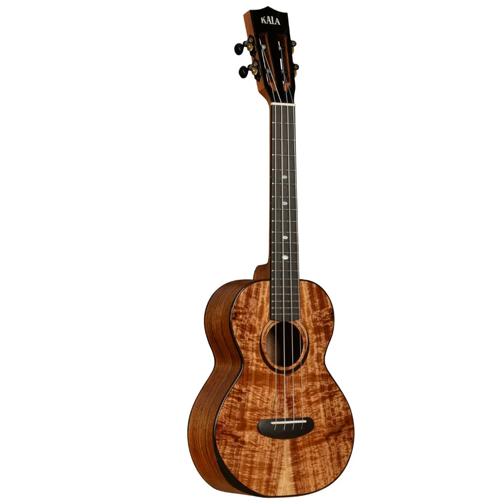 Kala Contour Solid Gloss Acacia Tenor Ukulele with Bag - Image 3