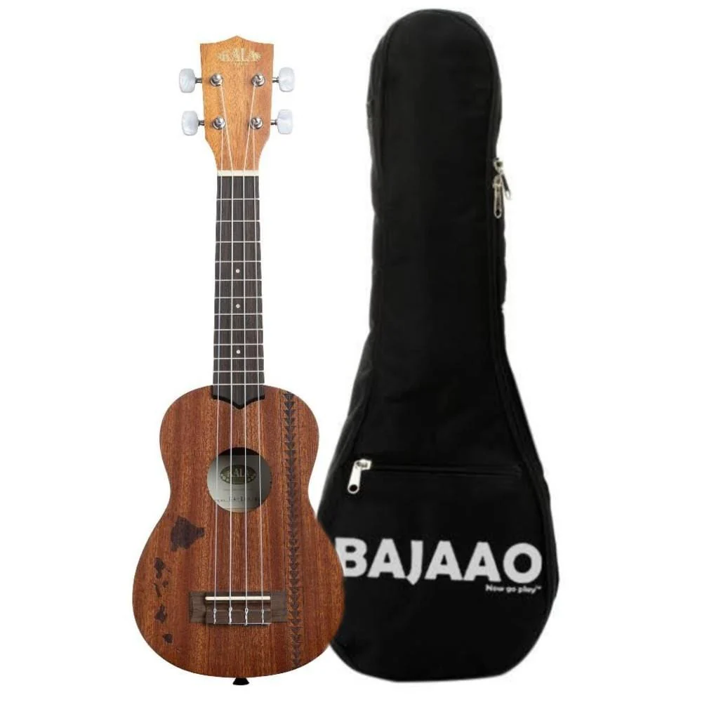 Kala KA-15S-H2 Soprano Ukulele With Bajaao UB-S Gig Bag