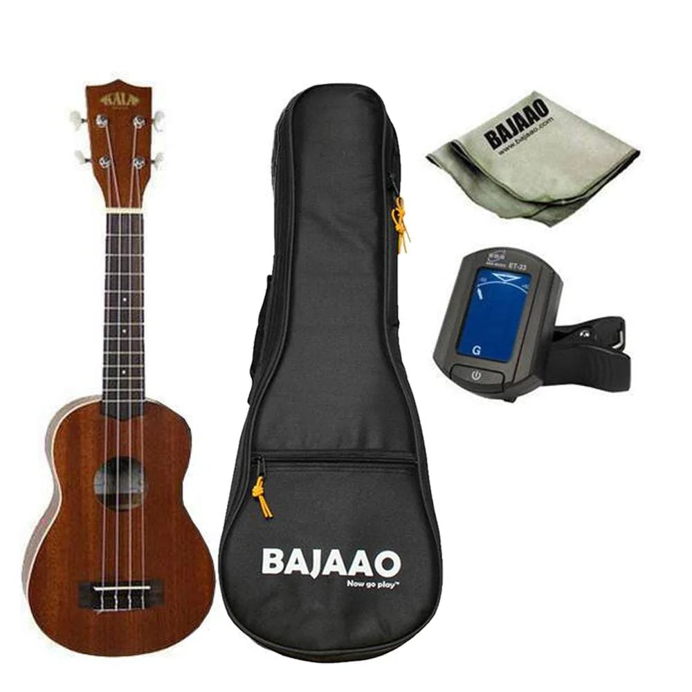 Kala KA-S Mahogany Soprano Standard Ukulele Bundle