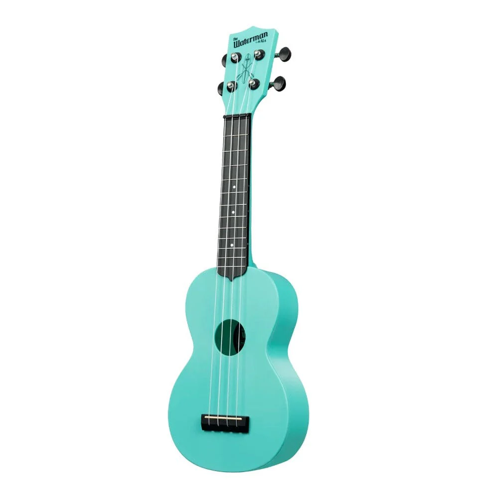 Kala KA-WMG-BL-S Glow-in-the-Dark Waterman Soprano Ukulele with Bag - Open Box - Image 3