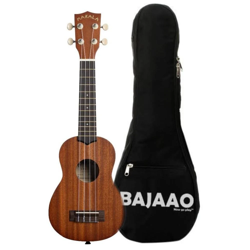 Kala Makala MK-S Soprano Ukulele With Bajaao UB-S Gig Bag - Image 5