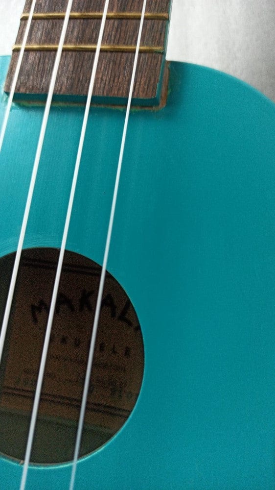 Kala MK-SS Makala Soprano Ukulele-Vintage Satin Finish- Blue - Open Box B Stock - Image 4
