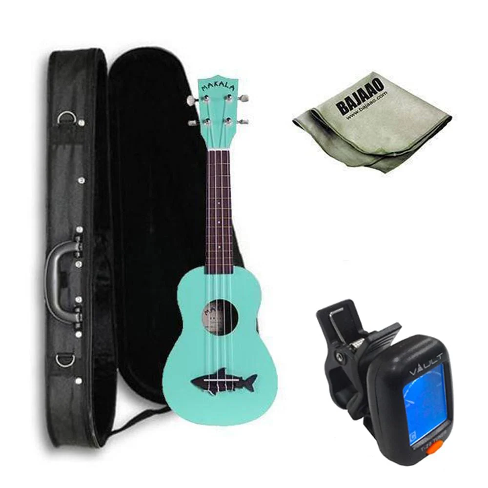 Kala Makala Soprano Ukulele Vintage Satin Finish Deluxe Ukulele Bundle - Image 3