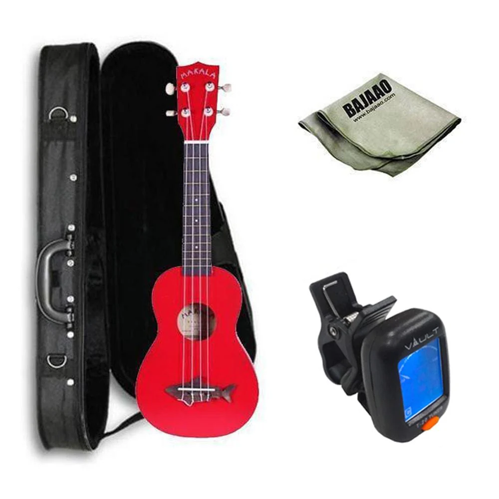 Kala Makala Soprano Ukulele Vintage Satin Finish Deluxe Ukulele Bundle - Image 5