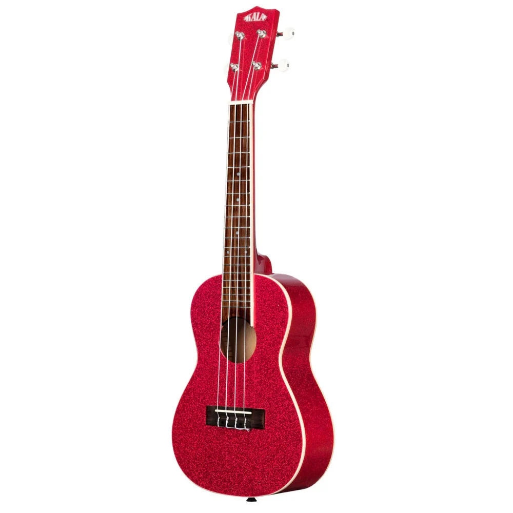 Kala Ritzy Red Sparkle Concert Ukulele - Image 2