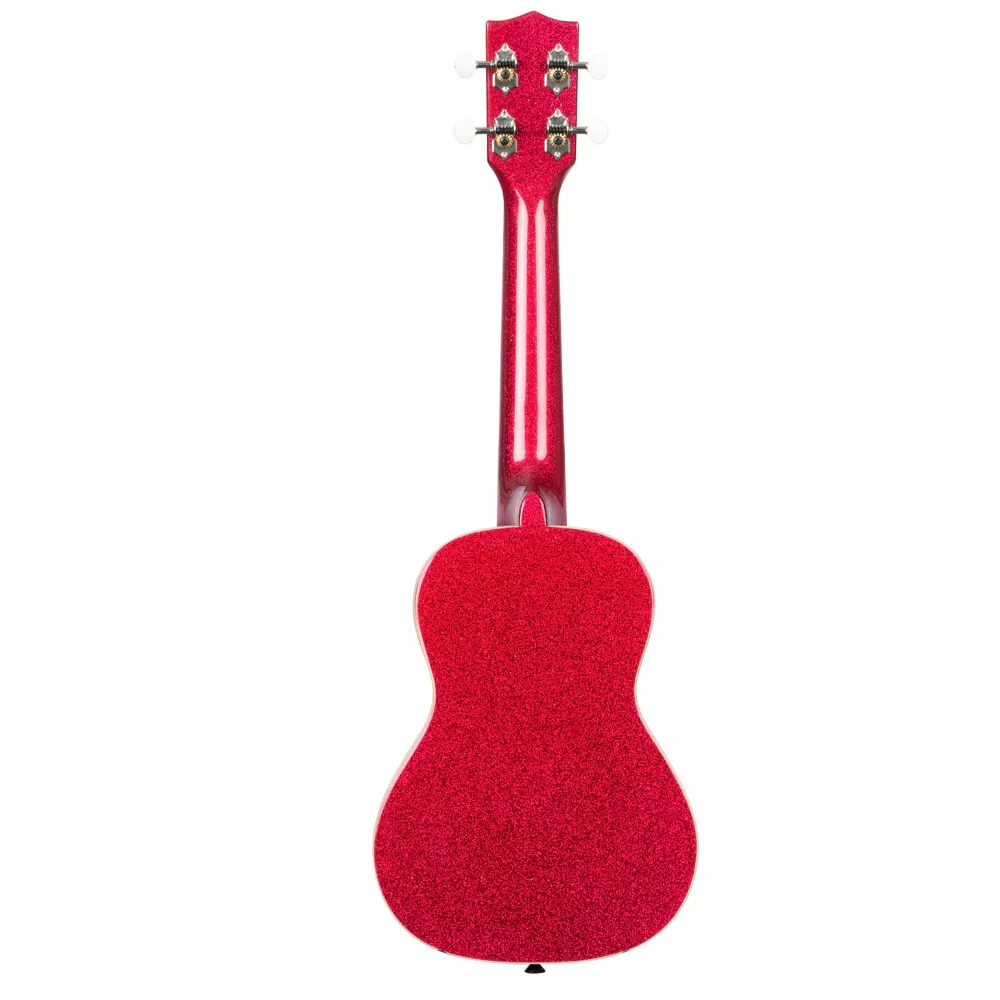 Kala Ritzy Red Sparkle Concert Ukulele - Image 4