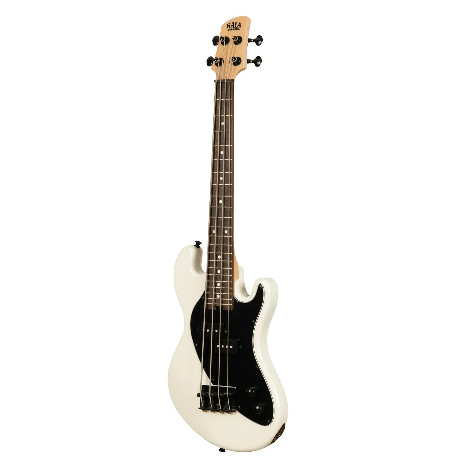 Kala Solid Body 4 String Sweet Cream Fretted U Bass Guitar - Image 2