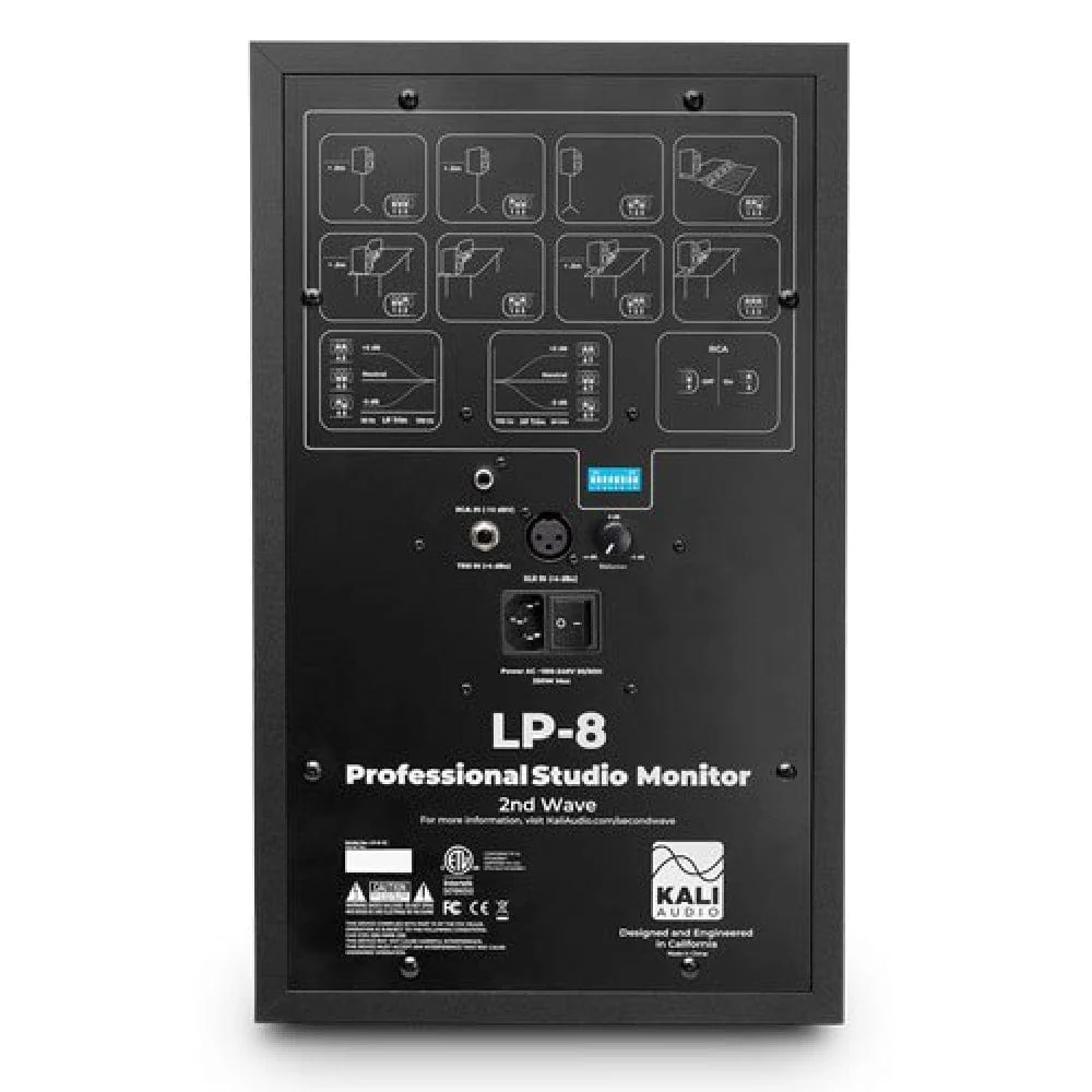 Kali Audio LP-8 2nd Wave Lone Pine Series 8" Active Studio Monitor - Pair - Image 5