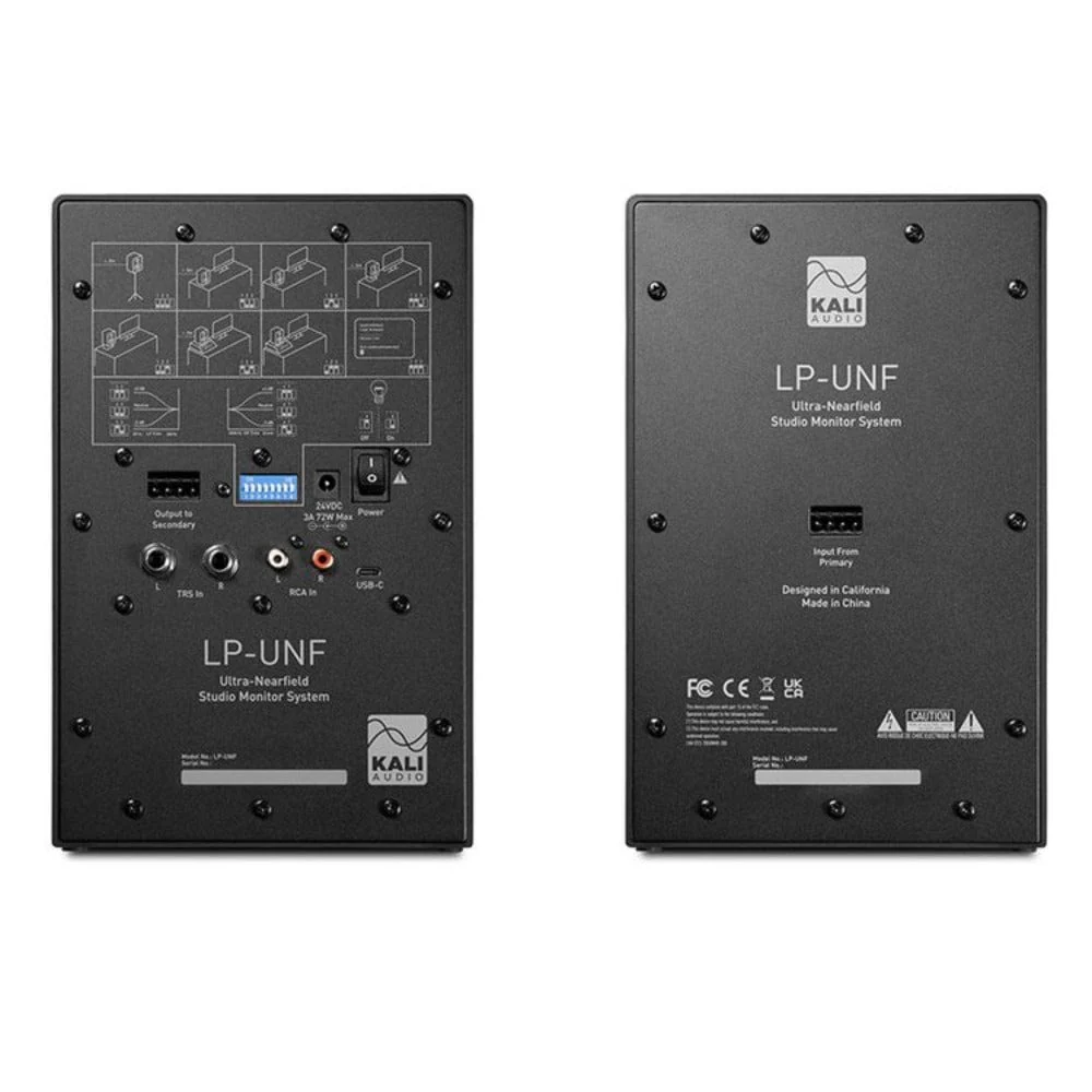 Kali Audio LP-UNF 4.5" Ultra Nearfield Powered Studio Monitors - Pair - Image 4