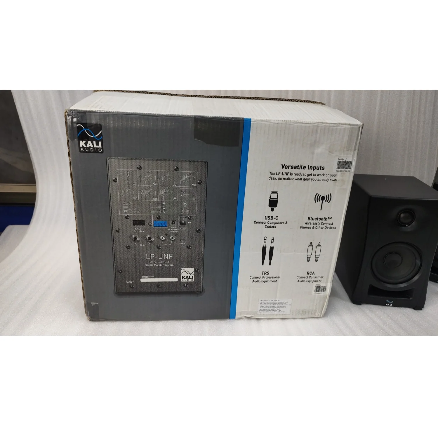 Kali Audio LP-UNF 4.5" Ultra Nearfield Powered Studio Monitors - Pair  - Open Box - Image 11