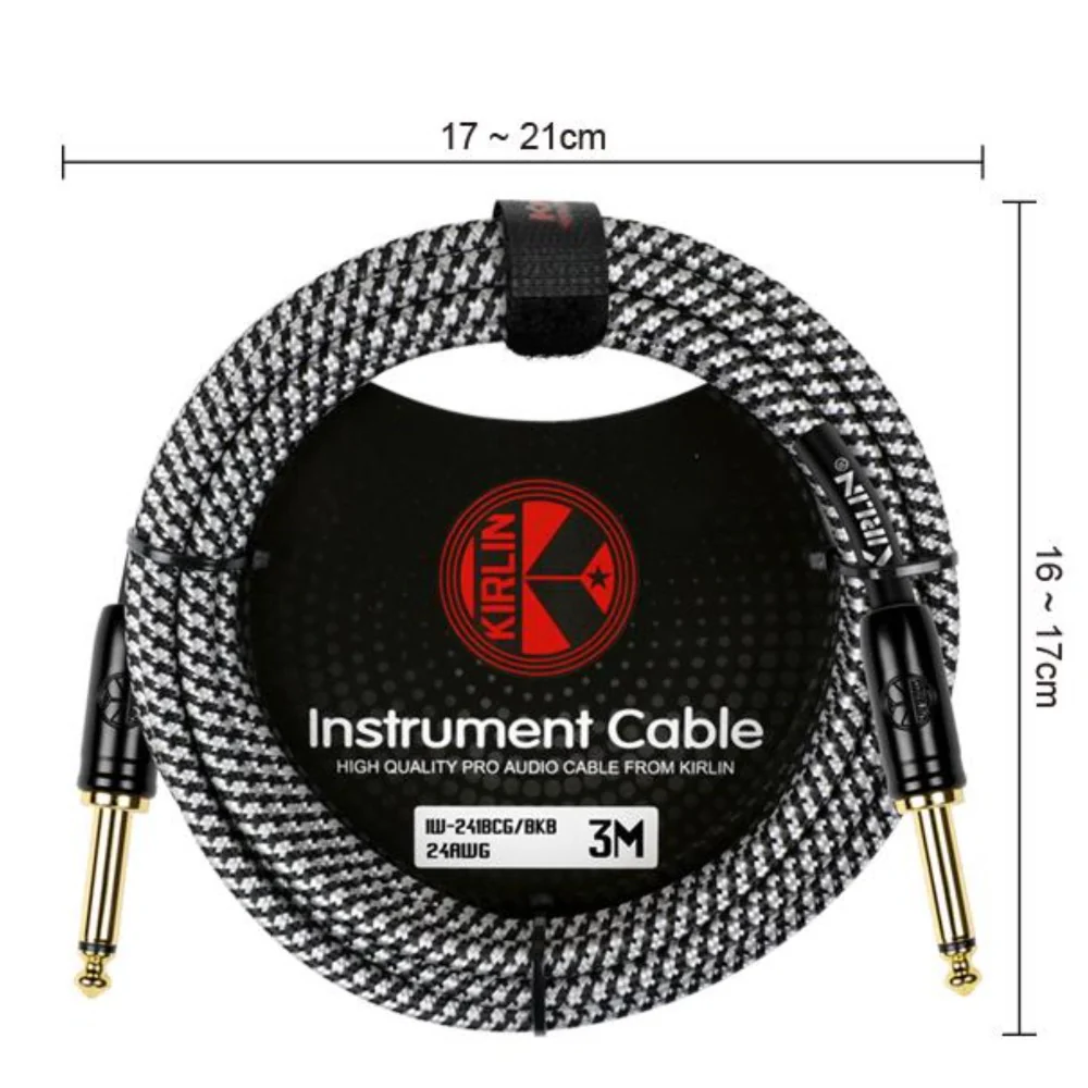 Kirlin IW-241BCG 3M Original Woven Instrument Cable - Image 7