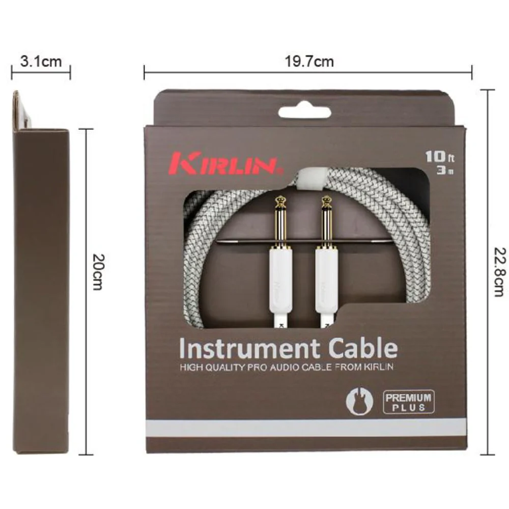 Kirlin IWB-201WEG 6M Premium Plus Instrument Cable - Image 4