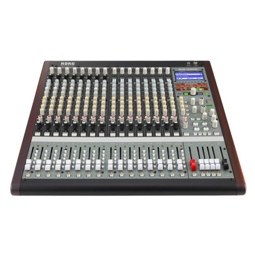 Korg MW-2408 24x8x2 Hybrid Analog / Digital Mixer- Black - Image 2